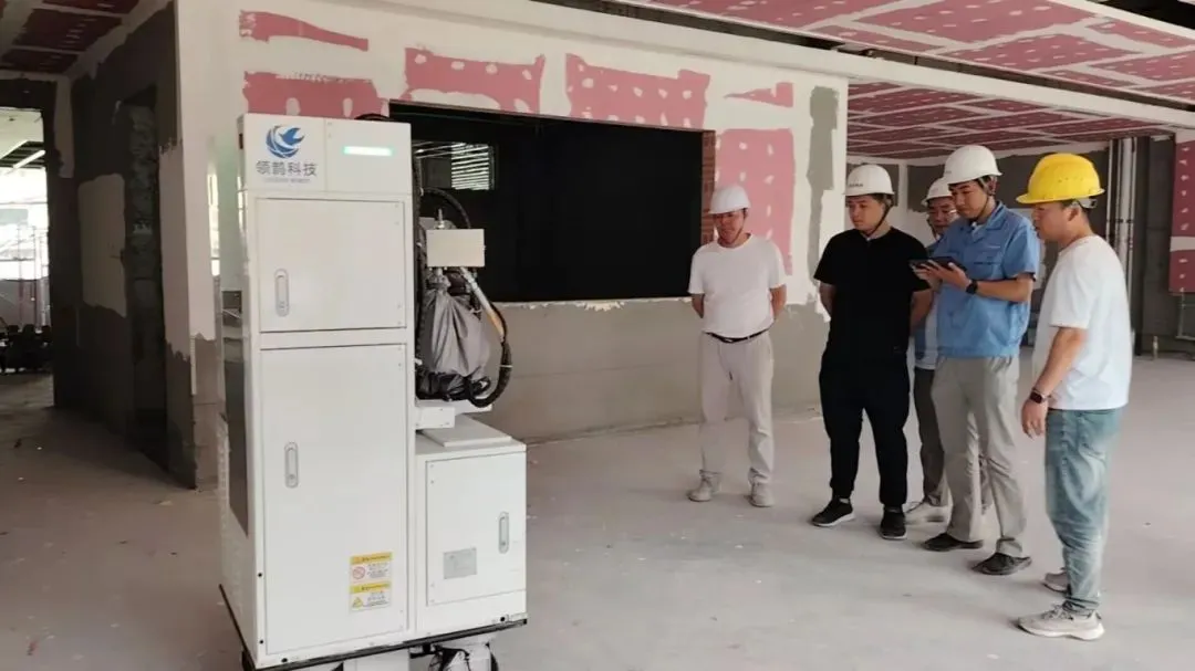 【新疆首秀】领鹊喷涂机器人助力石河子幼儿园智能化建设项目
